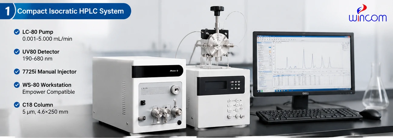 Compact lsocratisch HPLC-systeem